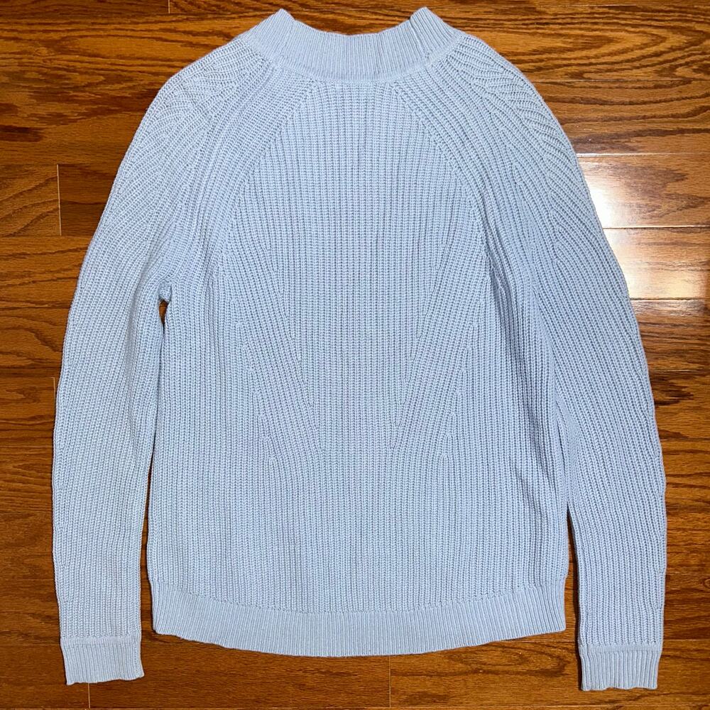Vince Directional Ribbed Wool Cashmere Blend Crewneck Sweater Size Small - Picture 10 of 15